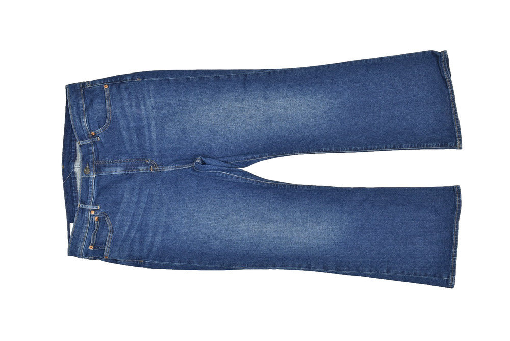GAP Women's Blue Flare High Rise Jeans Petite Size 18P Dark Wash